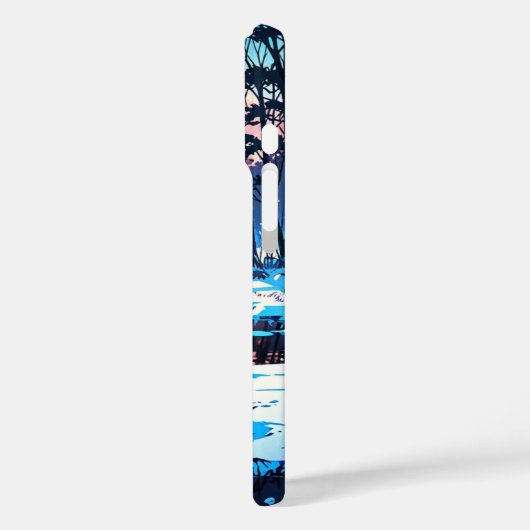 冬凍ってい湖 Case-Mate iPhoneケース (裏面 / 左)