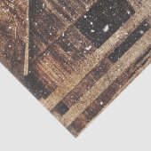 冬初期の雪カントリールーラルオールドバーン 薄葉紙 (詳細)