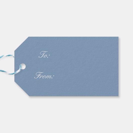 冬初期の雪カントリー素朴オープンハウス ギフトタグ (裏面横)