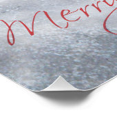 冬初期の雪カントリー素朴オープンハウス ポスター (コーナー)