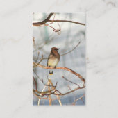 冬動物名刺における和草鳥 名刺 (裏面)