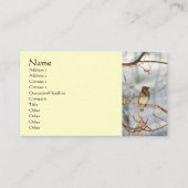 冬動物名刺における和草鳥 名刺 (正面)