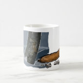 冬及び夏のイタチ コーヒーマグカップ (中央)