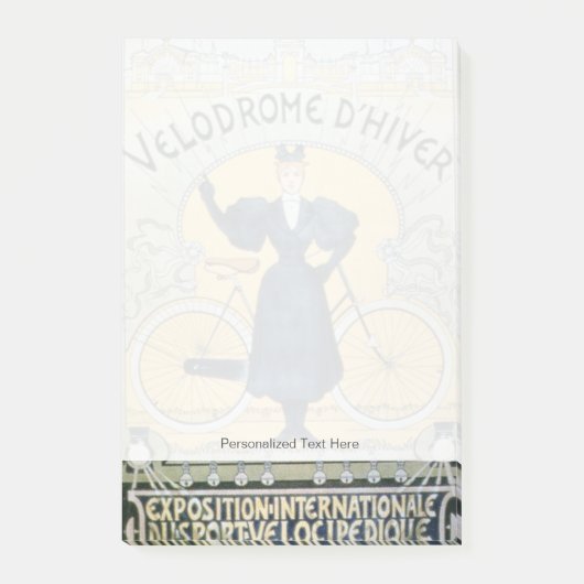 「冬周期競技場」の、国際的な展示物 ポストイット (正面)