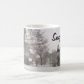 冬場面マグ コーヒーマグカップ (中央)