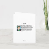 冬場面メッセージカード シーズンカード (裏面)