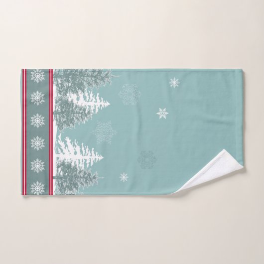 冬場面 バスタオルセット (ハンドタオル)