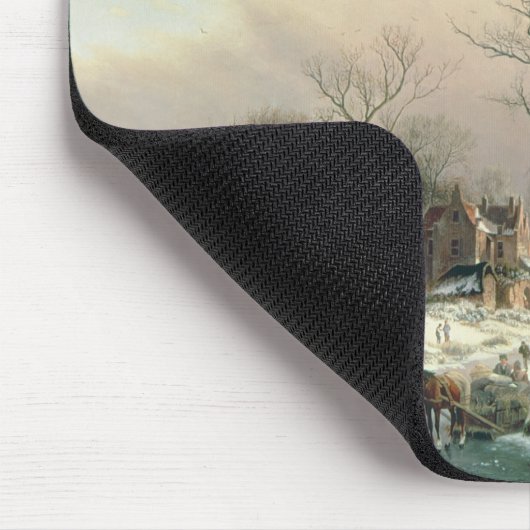 冬場面 マウスパッド (コーナー)