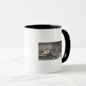 冬場面 マグカップ (正面右)