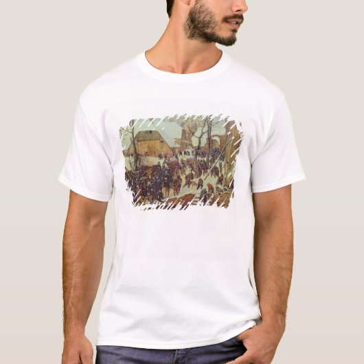 冬場面、16世紀 Tシャツ (正面)