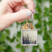 冬場面、19世紀 キーホルダー (手)