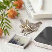 冬場面、19世紀 キーホルダー (側面)