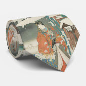 冬場面no2 -ヴィンテージの日本人の芸術 ネクタイ (ロール)