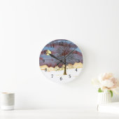 冬場 ラウンド壁時計 (ホーム)