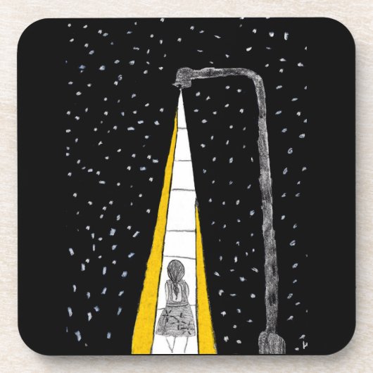 冬夜散歩 コースター (正面)