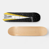 冬夜散歩 スケートボード (横)