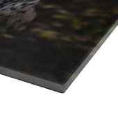 冬威厳のあるのフクロウ カッティングボード (角)