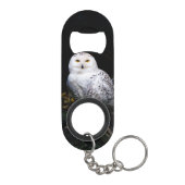 冬威厳のあるのフクロウ キーホルダー栓抜き (裏面)