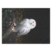 冬威厳のあるのフクロウ テーブルクロス (正面(横))