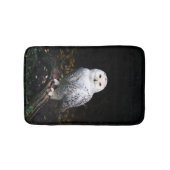 冬威厳のあるのフクロウ バスマット (正面)