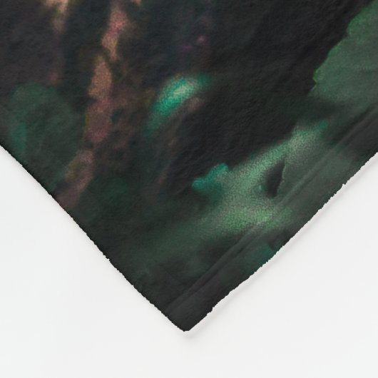 冬威厳のあるのフクロウ フリースブランケット (角)