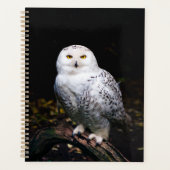 冬威厳のあるのフクロウ プランナー手帳 (正面)
