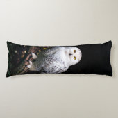 冬威厳のあるのフクロウ ボディピロー (正面)