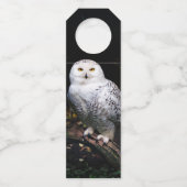 冬威厳のあるのフクロウ ボトルネックタグ (裏面)