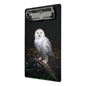 冬威厳のあるのフクロウ ミニクリップボード (アングル2)