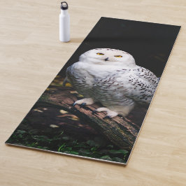 冬威厳のあるのフクロウ ヨガマット