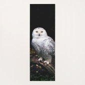 冬威厳のあるのフクロウ ヨガマット (裏面)