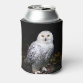 冬威厳のあるのフクロウ 缶クーラー (缶裏面)