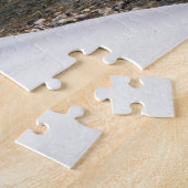 冬威厳のあるの城山の景色 ジグソーパズル (側面)