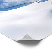 冬威厳のあるの海波 ポスター (角)