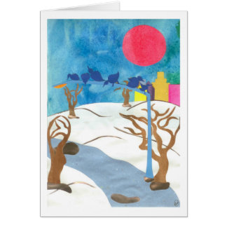 冬季のセントラル・パークの鳥