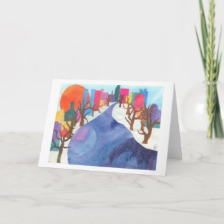 冬季のチャールズ川 カード