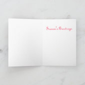 冬季の季節のごあいさつ シーズンカード (内部)