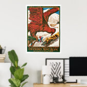 冬季オリンピック・ヴィンテージ旅行ポスター ポスター (ホームオフィス)