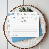 冬季オンダーランド北極動物時間カプセル エンクロージャーカード