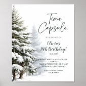 冬季オンダーランド時間カプセル標識 ポスター (正面)