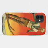 冬季スポーツ-スキージャンパー Case-Mate iPhoneケース (裏面(横))