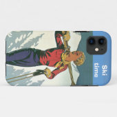 冬季スポーツ-スキー時間 Case-Mate iPhoneケース (裏面(横))