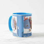 冬季スポーツ-スキー物 マグカップ (正面左)