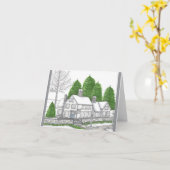 冬季ソリティカード カード (黄色い花)