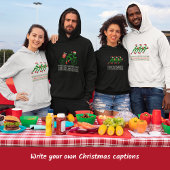 冬季トレーニングカスタム文字クリスマスランナー パーカ