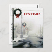 冬季プロモーションアポイントメントPC ポストカード (正面/裏面)