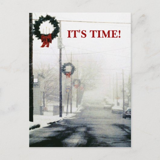 冬季プロモーションアポイントメントPC ポストカード (正面)