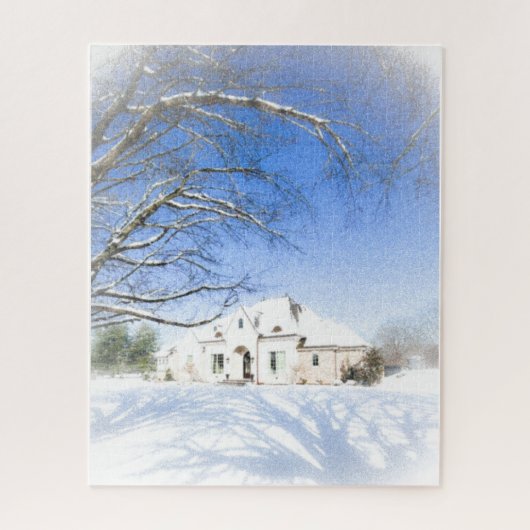 冬季ホーム2 ジグソーパズル (縦)