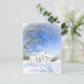 冬季ホーム2 ポストカード (スタンド正面)