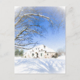冬季ホーム2 ポストカード